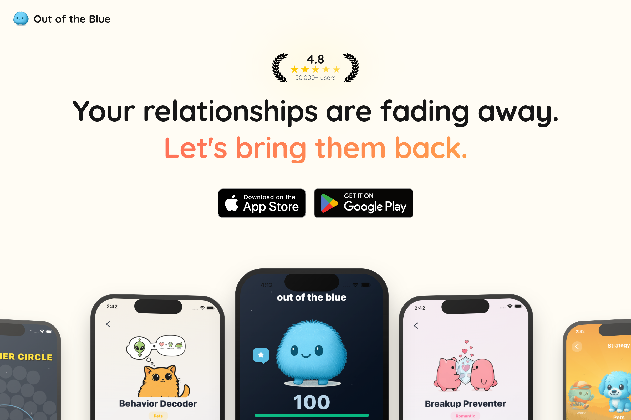 Out of the Blue Preview