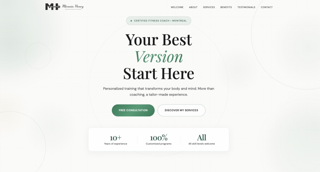 Mivania Henry website